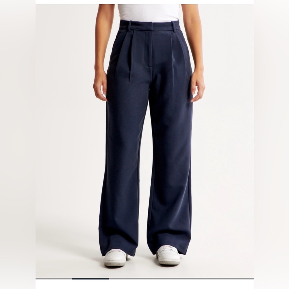 Abercrombie & Fitch Sloane Curve Love Tailored Wide Leg Trouser